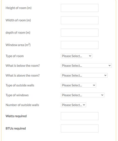 radiator-btu-calculator