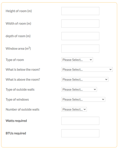 radiator-btu-calculator